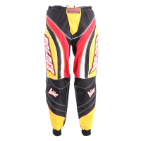 BOLDER 920 Kalhoty Motocross žluto/červeno/černá