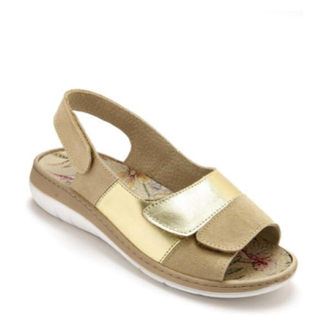 PÉDICONFORT® - Kožené sandály na suchý zip Blancheporte