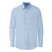 LIVERGY® Pánská volnočasová košile s konopným vlá (světle modrá)