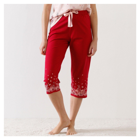 3/4 pyžamové kalhoty s potiskem květin na koncích nohavic Blancheporte