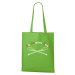 DOBRÝ TRIKO Bavlněná taška pro vodáky s potiskem AHOJ Barva: Apple green