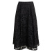 Černá dámská krajková midi sukně ORSAY