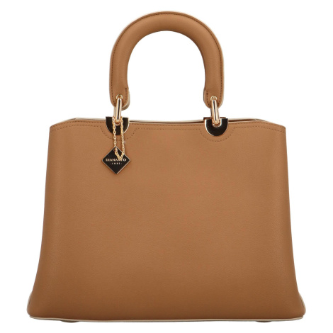 Luxusní dámská kabelka do ruky Rollins, camel Diana & Co