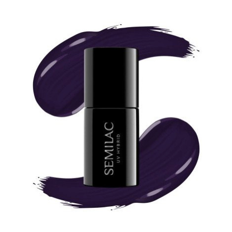 Semilac - gél lak 100 Black Purple 7ml
