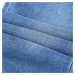 Chlapecké riflové kalhoty - KUGO FK0281, modrá/ žlutá aplikace Barva: Modrá