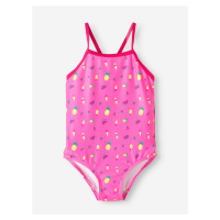Růžové holčičí vzorované plavky name it Ziza
