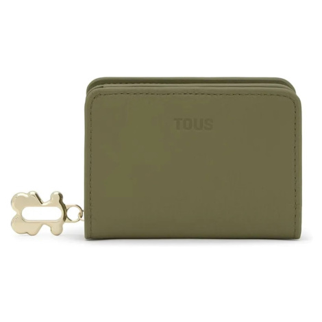 Kožená peněženka Tous FOLD dámská, zelená barva, 2002306039