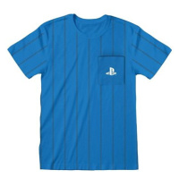 PlayStation - Striped Pocket Logo - tričko