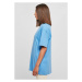 Ladies Oversized Boyfriend Tee - horizonblue