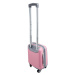 Rogal Růžový malý příruční kufr do letadla "Tour" - S (25l)