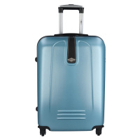 Plastový cestovní kufr Peek, metalická modrá M