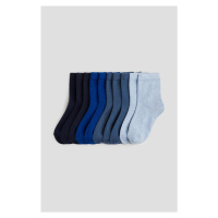 H & M - Balení: 10 ponožek - modrá