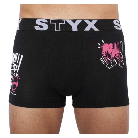Pánské boxerky Styx sportovní guma černé PSH - limitovaná edice (G960PSH)