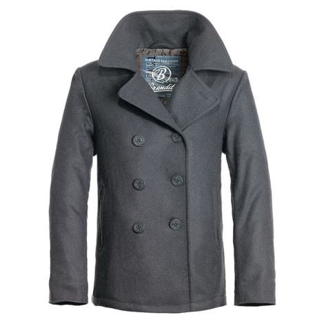 kabát pánský zimní Brandit - Pea Coat – Anthrazit - 3109/5