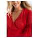 Bonprix BODYFLIRT pouzdrové šaty s krajkou Barva: Červená, Mezinárodní