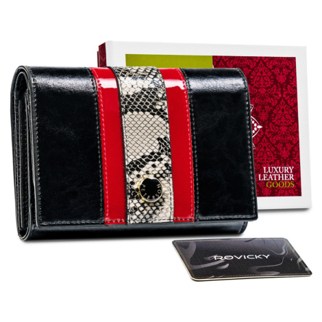 Elegantní dámská peněženka se vzorem hadí kůže Peterson