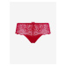Červené dámské krajkové kalhotky Playtex Flower Elegance Midi