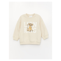 LC Waikiki Crew Neck Long Sleeve Lion King Printed Baby Boy Sweatshirt