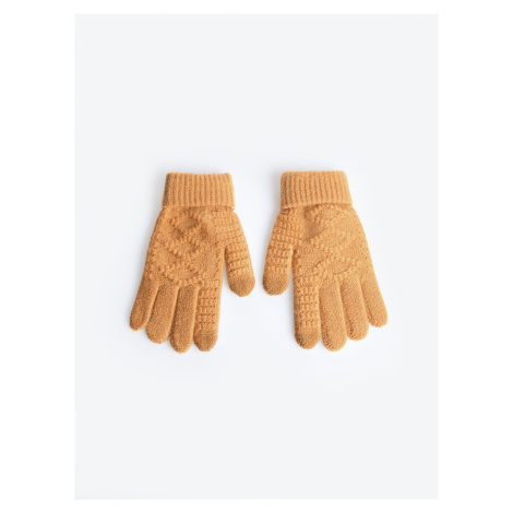 GATE Jednoduché pletené rukavice