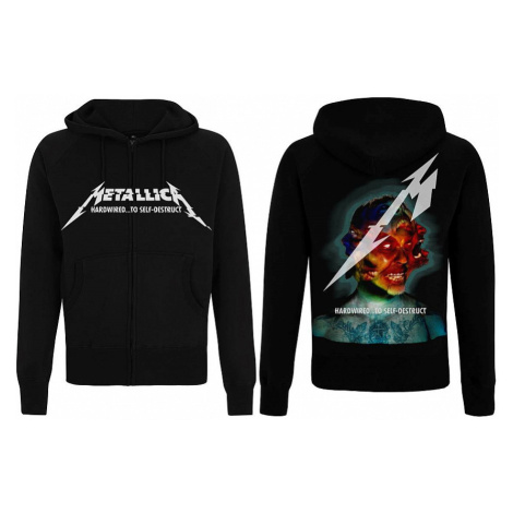 Metallica mikina, Hardwired Album Cover Black Zip, pánská Probity Europe Ltd