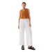 Only Noos Tokyo Linen Trousers - Bright White Bílá