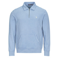 Polo Ralph Lauren SWEATSHIRT DEMI ZIP EN MOLLETON Modrá