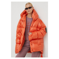 Péřová bunda MMC STUDIO Jesso dámská, oranžová barva, zimní, oversize
