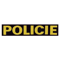 Nášivka: POLICIE [velká] [ssz] černá | žlutá