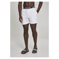 Pánské koupací kraťasy Urban Classics Two in One Swim Shorts - wht/blk/wht