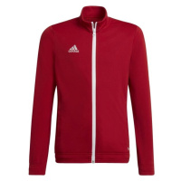 adidas ENTRADA 22 TRACK JACKET Juniorská fotbalová mikina, červená, velikost