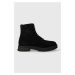 Semišové boty Tommy Hilfiger CORE SUEDE BOOT pánské, tmavomodrá barva, FM0FM04674