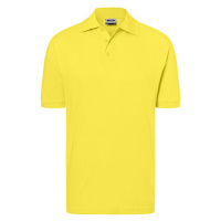 James&Nicholson Unisex polokošile JN070 Yellow