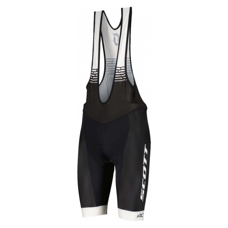 SCOTT Cyklistické kalhoty krátké s laclem - RC TEAM ++ 2022 - bílá/černá