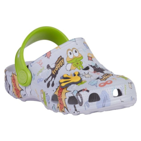 Coqui LITTLE FROG - HERO Dětské sandály, šedá, velikost