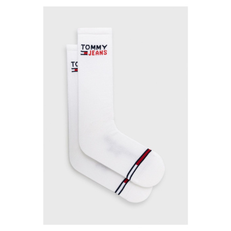 Ponožky Tommy Jeans bílá barva Tommy Hilfiger