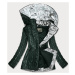 Zelená dámská bunda s ozdobnými vsadkami model 16148096 - FC MINA
