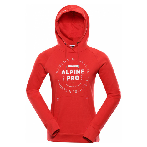 Alpine Pro Lewa Dámská mikina LSWU315 červená