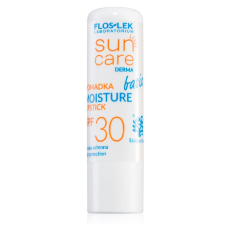 FlosLek Laboratorium Sun Care Derma Basic ochranný balzám na rty SPF 30 3,8 g