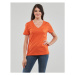 Only ONLKITA S/S V-NECK HEART TOP BOX CS JRS Oranžová