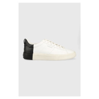 Sneakers boty Guess New Vice bílá barva, FM5NVI LEA12 WHBLK