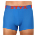 3PACK pánské boxerky Styx sportovní guma modré (3G1167)