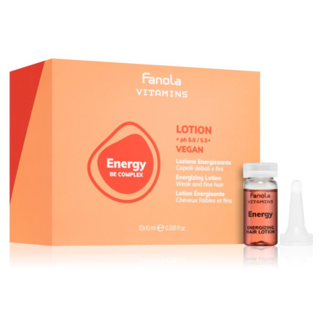 Fanola Vitamins Energizing Lotion energizující sérum pro řídnoucí vlasy 12x10 ml