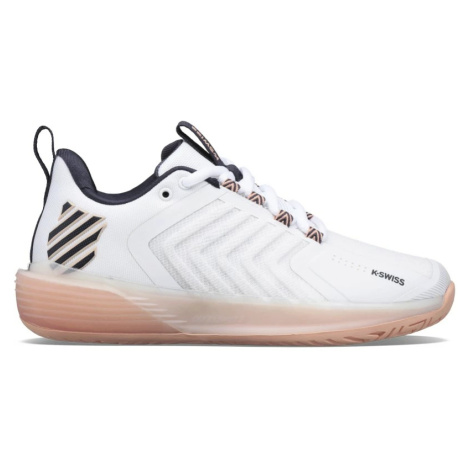 Dámská tenisová obuv K-Swiss Ultrashot 3 White/Peach