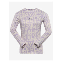 Světle fialové dámské sportovní tričko ALPINE PRO Lousa