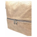 Velký světle hnědý kabelko-batoh 2v1 s praktickou kapsou Lilly