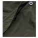 Dámská zimní bunda v army barvě s kožešinovou odepínací podšívkou (M-21005)