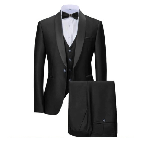 Luxusní pánský smoking 3v1 svatební set Tuxedo
