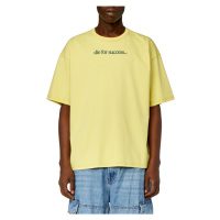 Tričko diesel t-boxt-n6 t-shirt žlutá