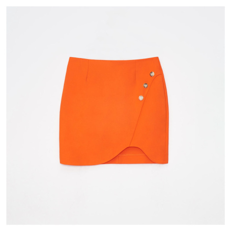 Mohito - Asymetrická sukně - Oranžová