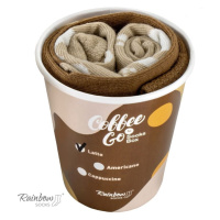 Duhové ponožky Caffe Latte 1 pár